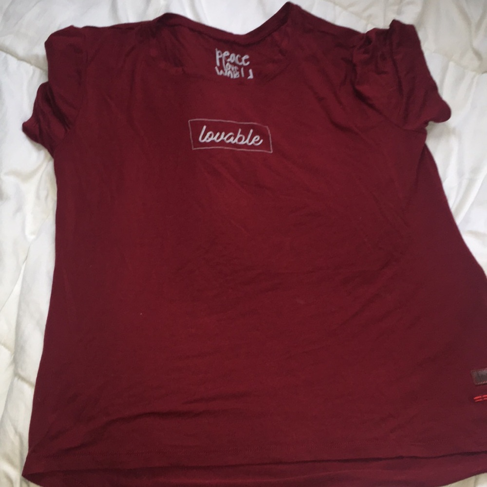 Peace love world t shirt